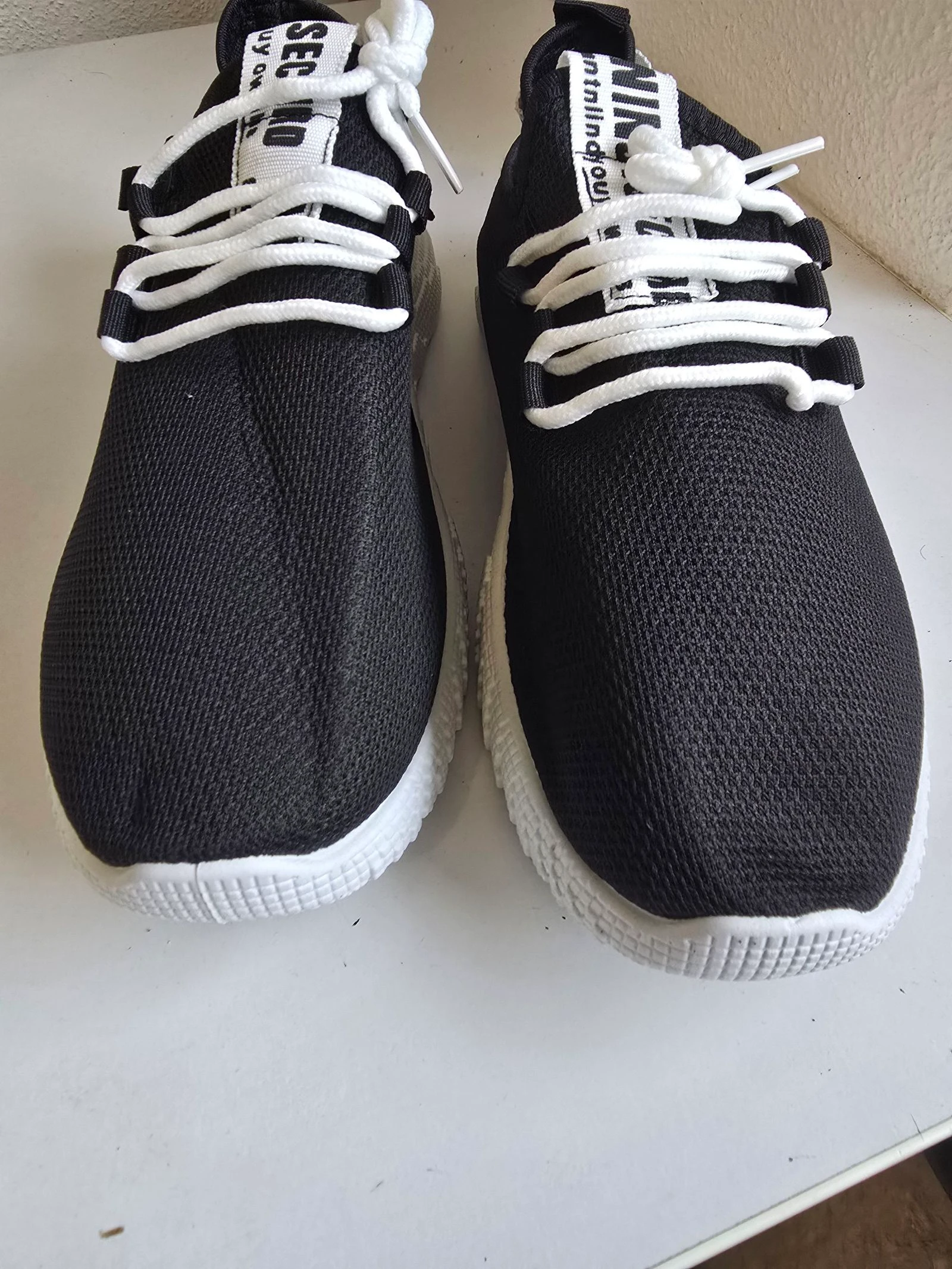 Zwarte Mesh Sneakers – photo 4